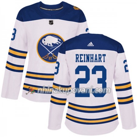 Buffalo Sabres Dresy Sam Reinhart 23 2018 Winter Classic Adidas Bílá Authentic - Dámské